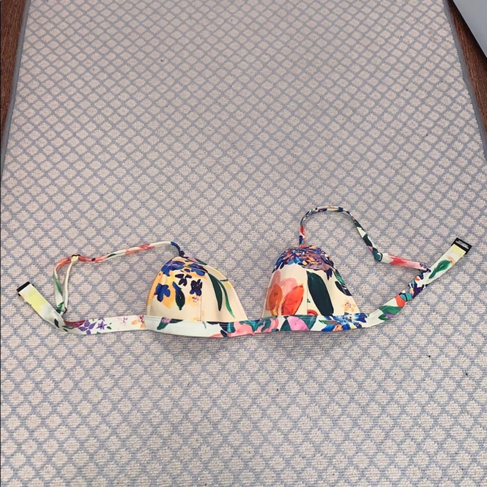 Triangl Floral Bikini Top